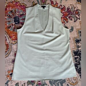 Ann Taylor Sleeveless Top - Soft Mint Green